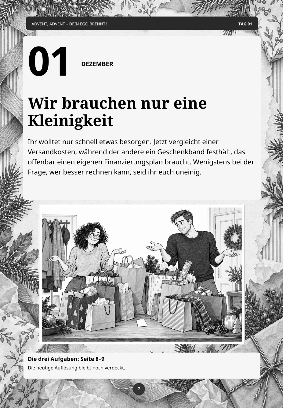 Seite 7 · Der Auftakt zum ersten Adventstag.