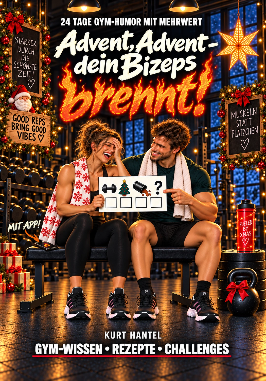 Buchcover: Advent, Advent – dein Bizeps brennt! von Kurt Hantel
