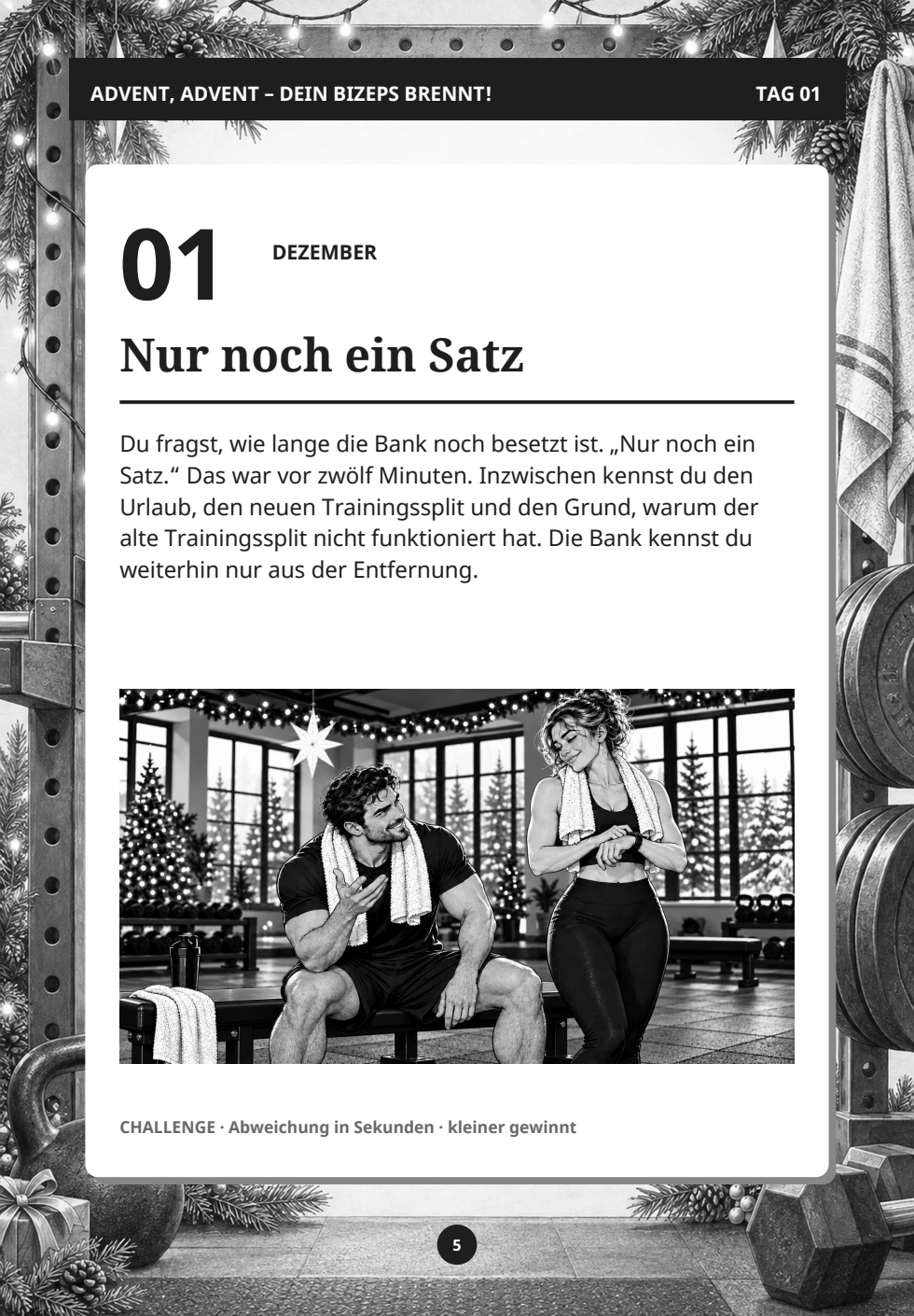 Leseprobe: Nur noch ein Satz