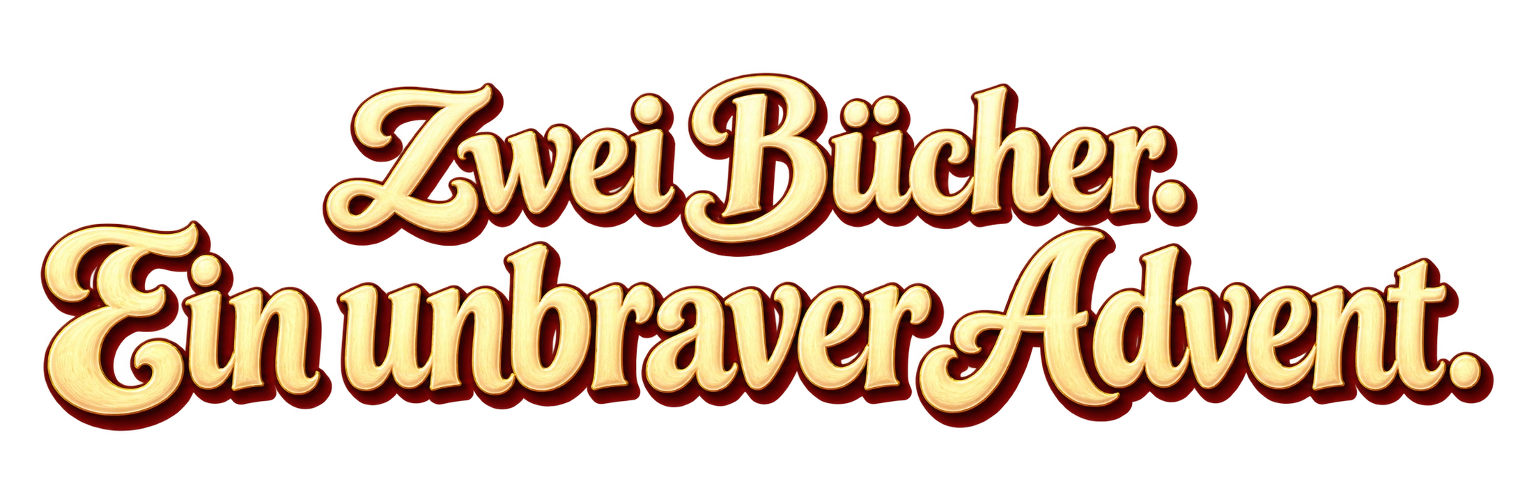 Zwei Bücher. Ein unbraver Advent.